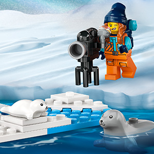 LEGO-City-Arctic-Explorer-Snowmobile-60376-Building-Toy-Set-70-Pieces-lrm60376